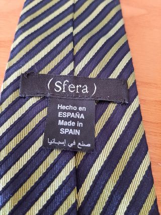 Corbata Sfera azul y verde