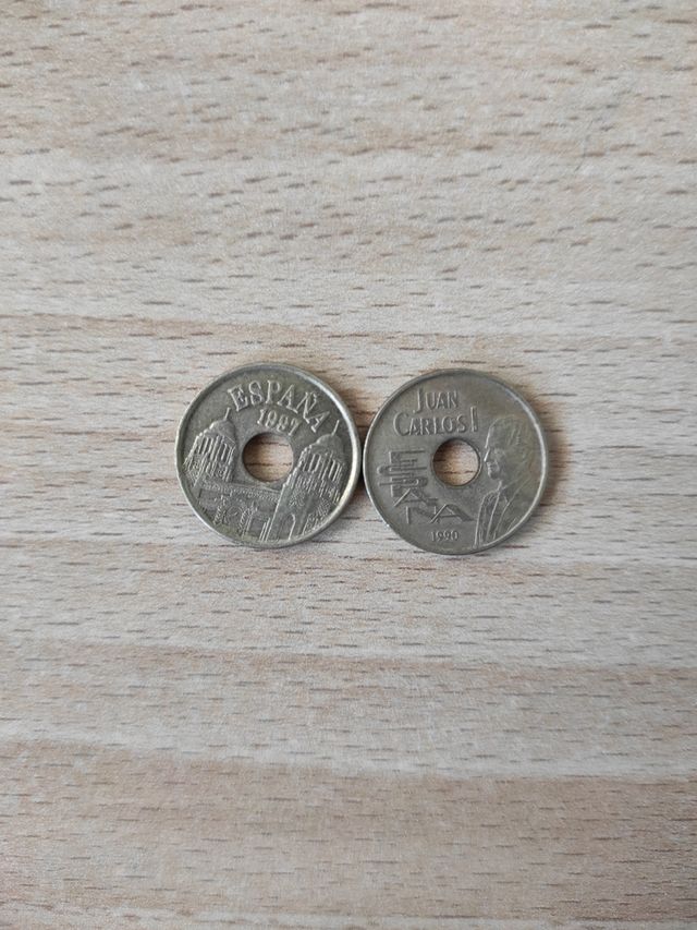 Monedas de 25 pesetas