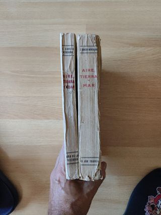 Libros AireTierra Guerra Civil Española Dos tomos.