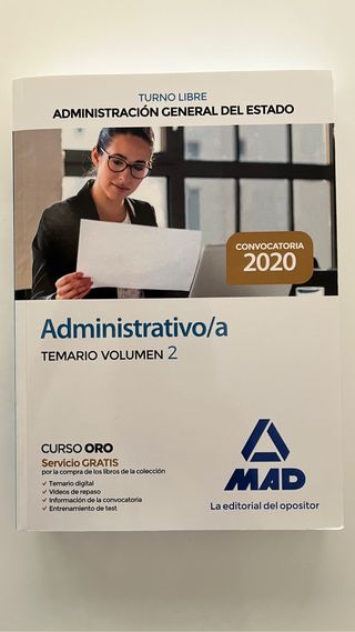 LIBROS OPOS ADMINISTRATIVO DEL ESTADO