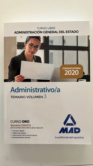 LIBROS OPOS ADMINISTRATIVO DEL ESTADO