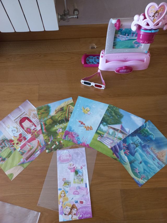 Proyector Princesas Disney 3D
