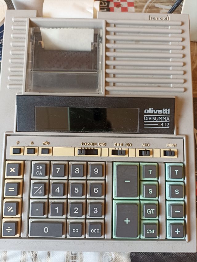 Calcolatrice stampante.