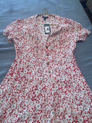 VESTIDO FLORES NEW LOOK