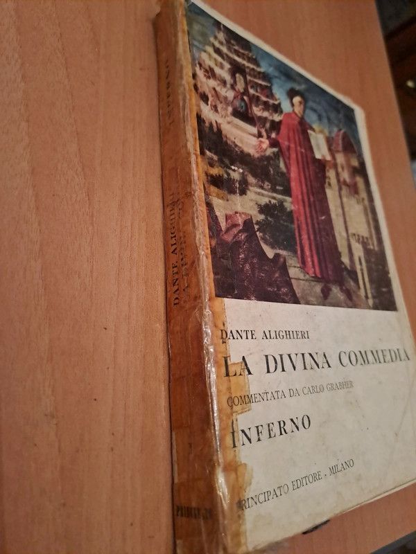 Libro La divina commedia Inferno di D. Alighieri
