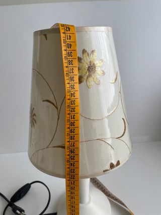 abatjour color panna con ricami