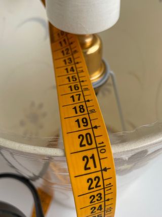 abatjour color panna con ricami