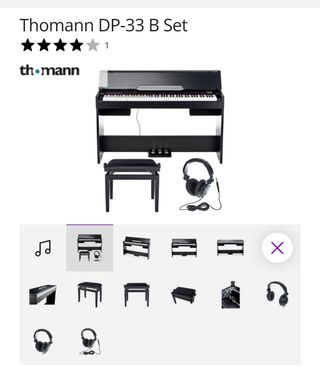 Piano thomann DP-33 set