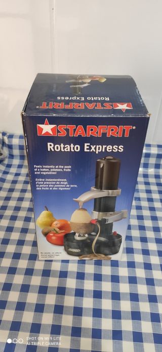 Peladora frutas cáscara blanda