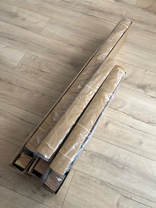 Persianas venecianas de aluminio imitación roble