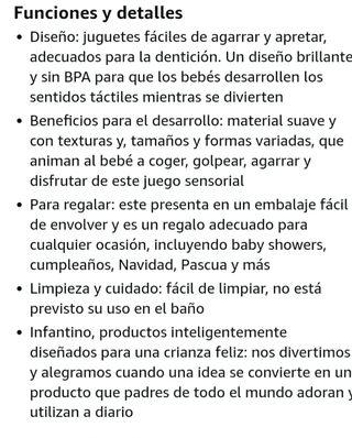 Pelotas sensoriales Montessori juguete bebé