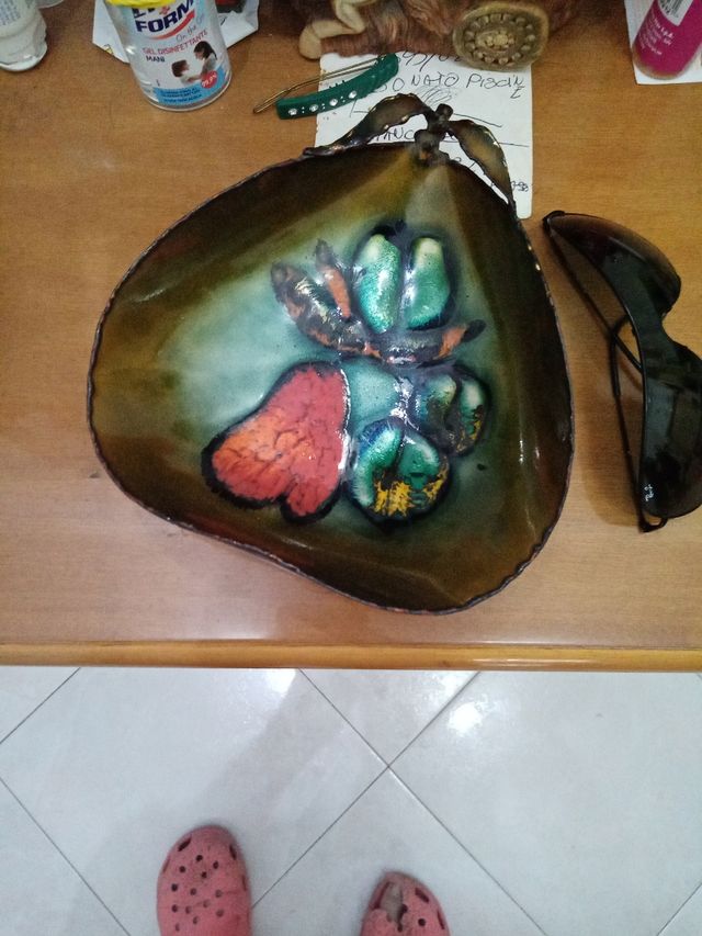 PIATTO a PERA d'arte ANNI 60