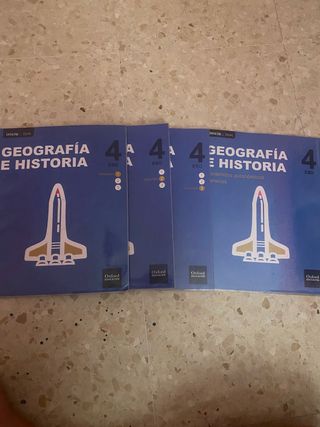 libros geografía e historia 4 ESO