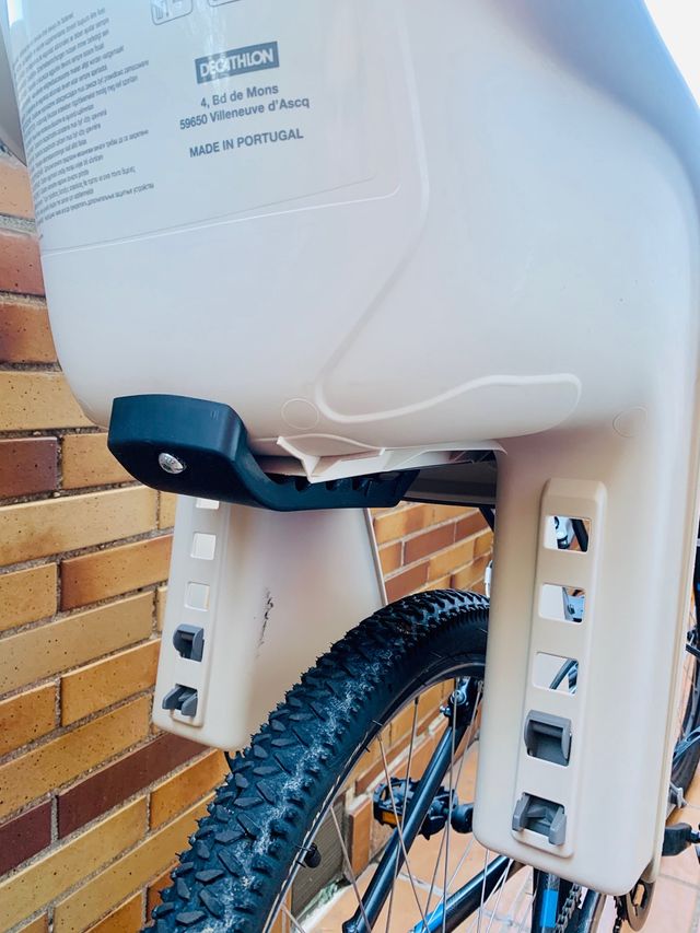 silla bebé bicicleta polisport Decathlon