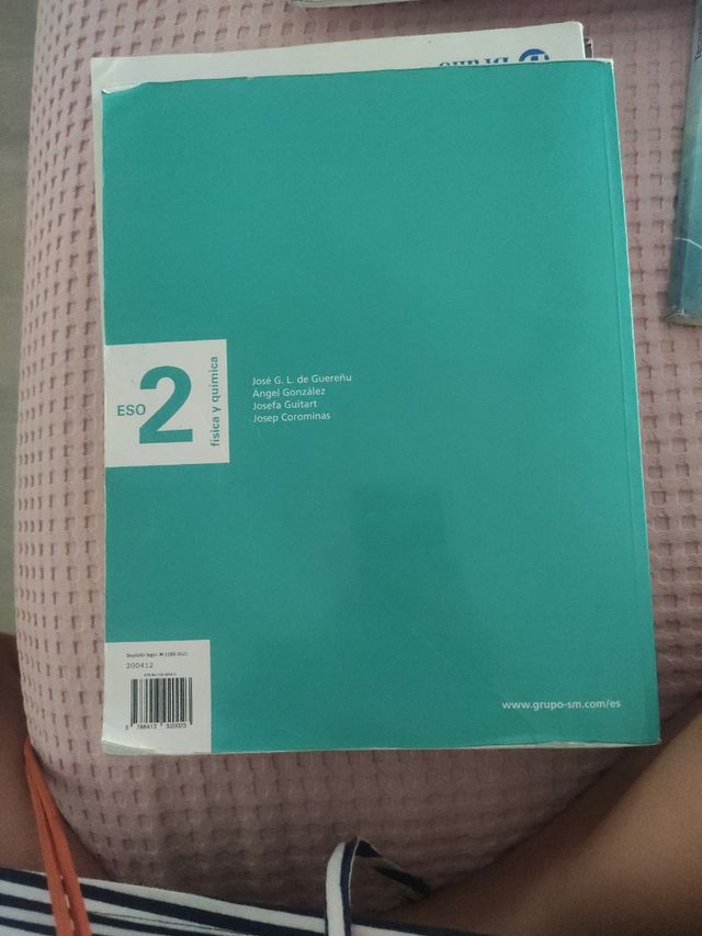 Libro Física y quimica 2 ESO,SM