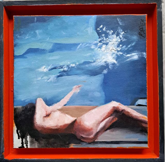 Cuadro 179. Oleo- lienzo, Cálido verano