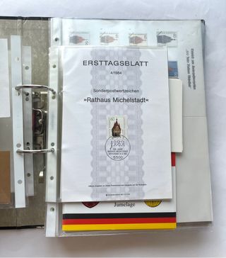 Carpeta Material Filatélico Alemania