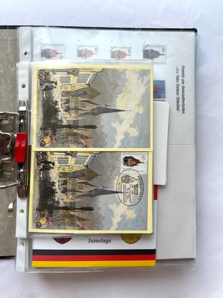 Carpeta Material Filatélico Alemania