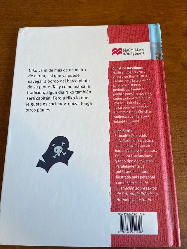 Libro di 6 anni «Niko il pirata»