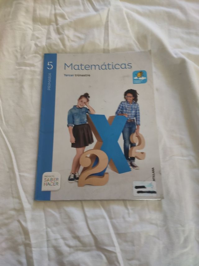 libro de matemáticas