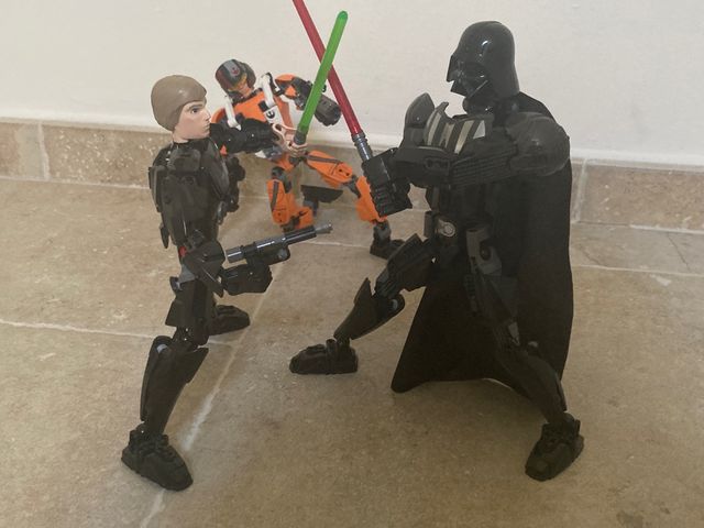 Muñecos articulados star wars en perfecto estado