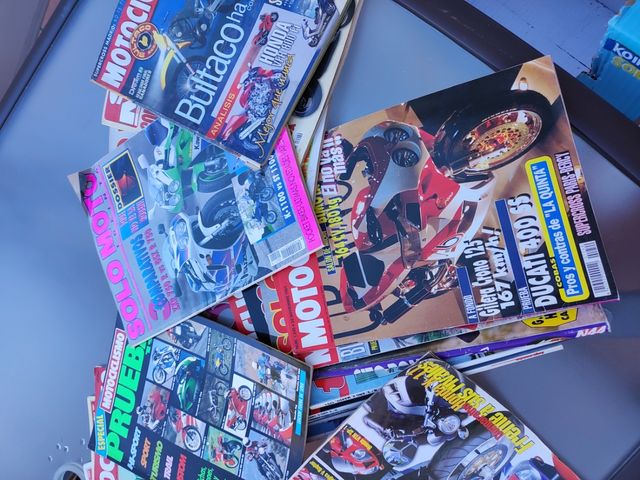 Revistas moto antiguas