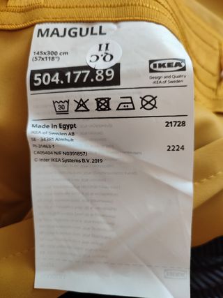 2 pares de cortinas opacas Majgull Ikea