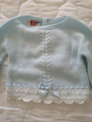 Conjunto punto bebé 0 meses