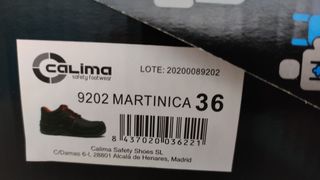 ZAPATOS DE SEGURIDAD TALLA 36