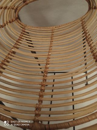 Sgabello alto Thai Natura Cucina in canna naturale