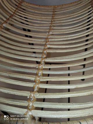 Sgabello alto Thai Natura Cucina in canna naturale