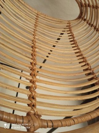 Sgabello alto Thai Natura Cucina in canna naturale