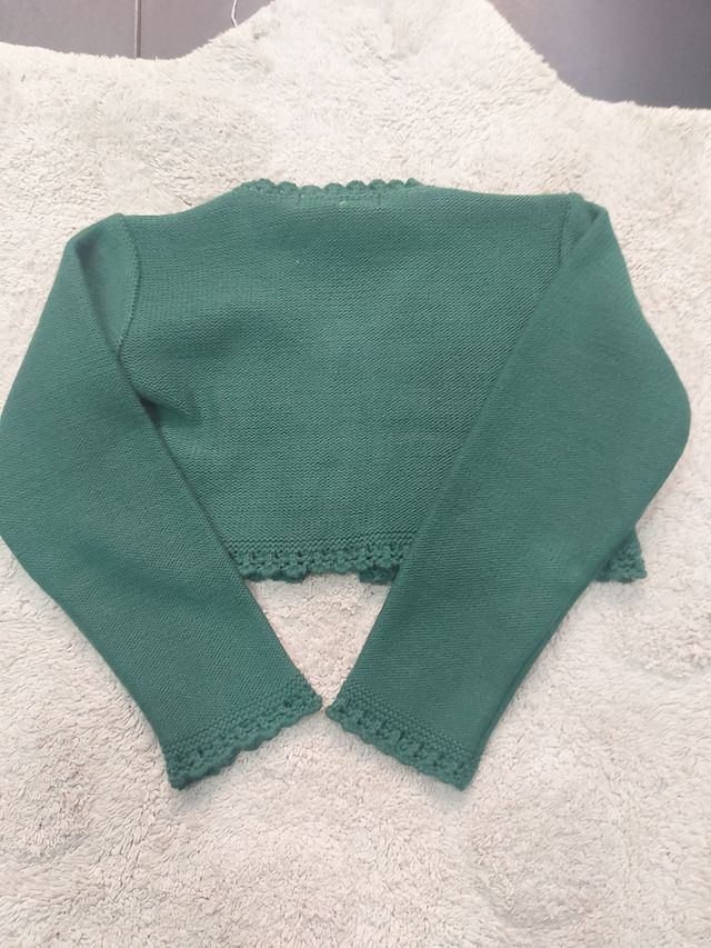 Chaqueta bolero verde T-5 Nueva