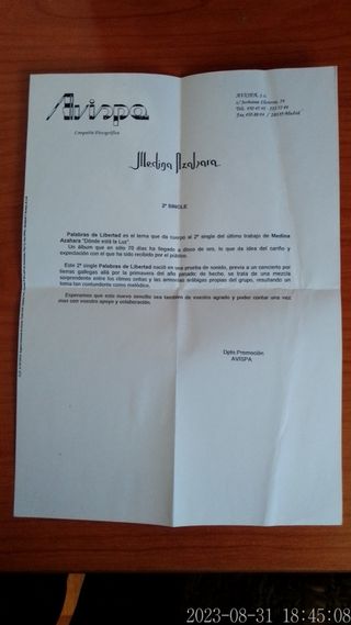 Medina Azahara.Vinilo single.