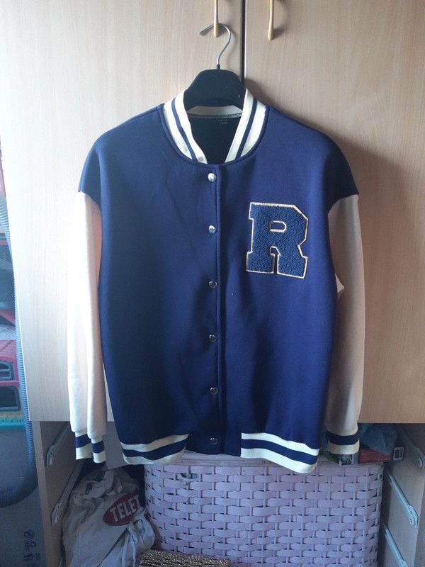 giubbotto college in felpa