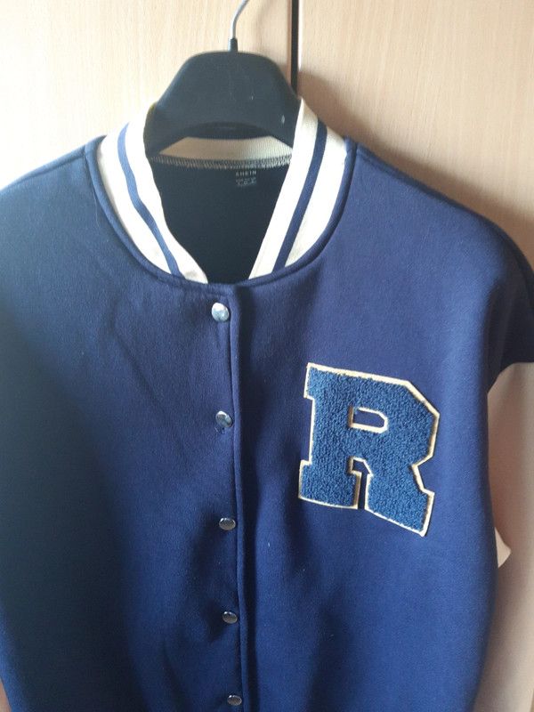 giubbotto college in felpa