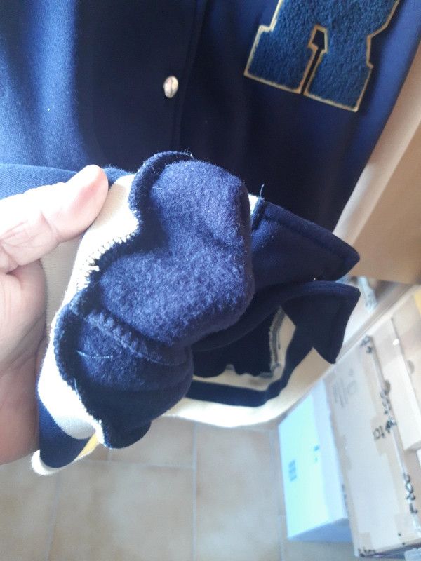 giubbotto college in felpa