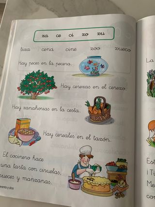 cartilla de lectura 1 de primaria Santillana 