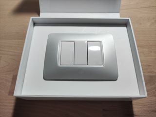 Chiara Xite cofanetto interruttore ABB Argento