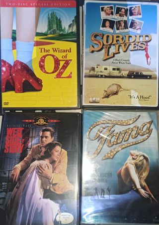 LOTE CINE MUSICAL 12 DVD + BR