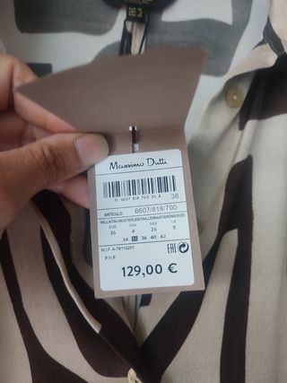 Vestido largo MASSIMO DUTTI