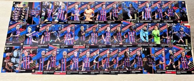 Colección completa de 40 cards Topps FC Barcelona 