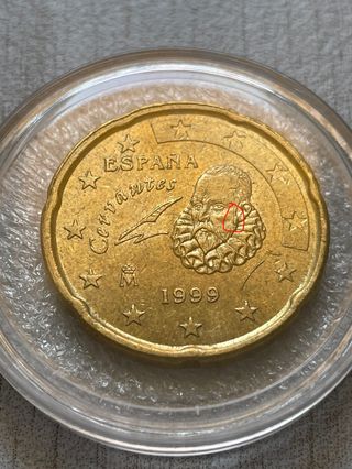 Moneda Coleccion Exceso Metal 20 cent España 1999