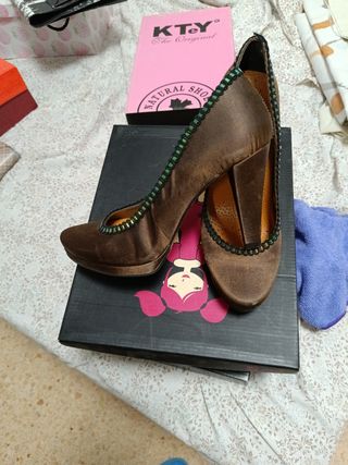 Zapatos tacón ,40
