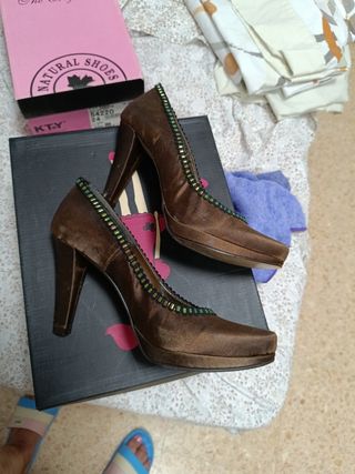 Zapatos tacón ,40