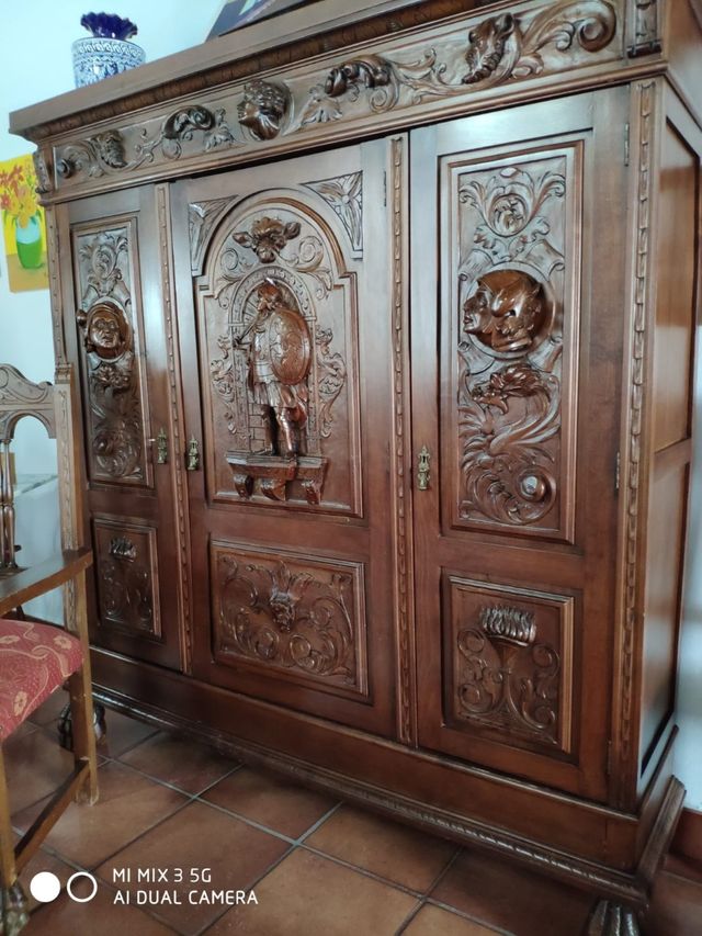 Scrivania antica completa