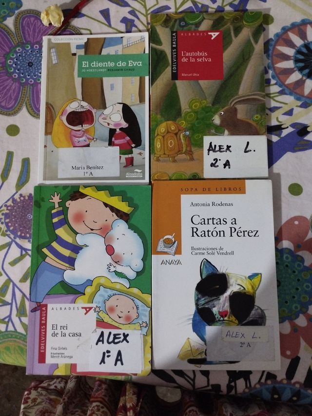 Varios libros plan lector 