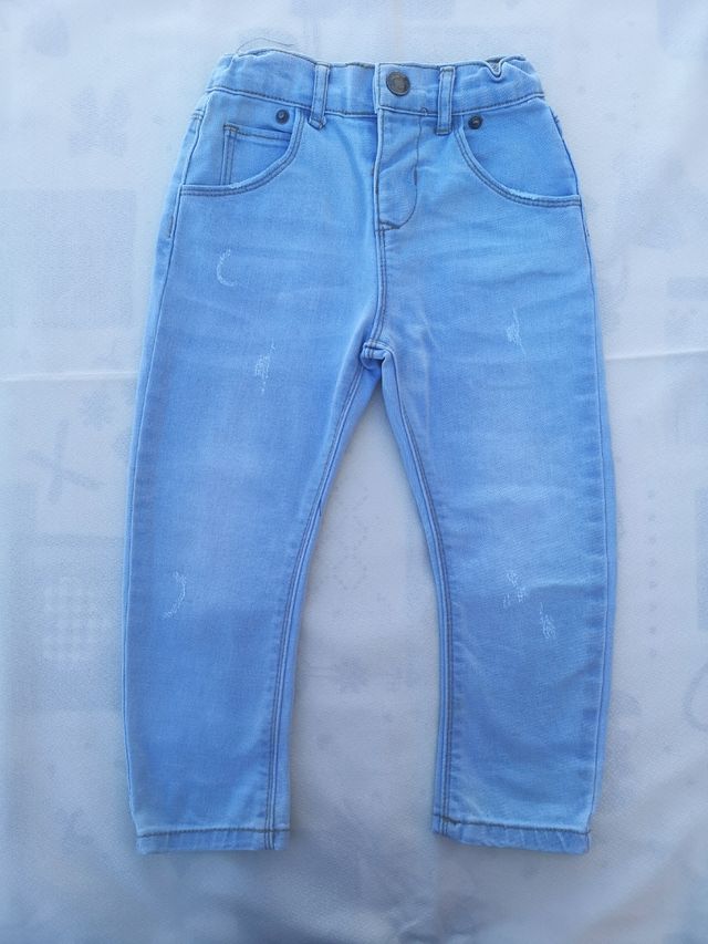 Pantalon vaquero ajustado niño talla 18-24 m 92cm