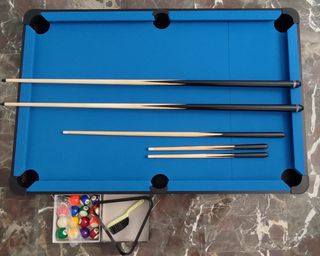 Billar BT100+Bolas+tacos+soporte