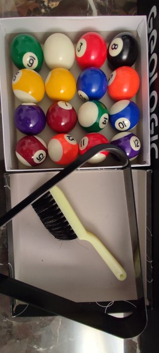 Billar BT100+Bolas+tacos+soporte